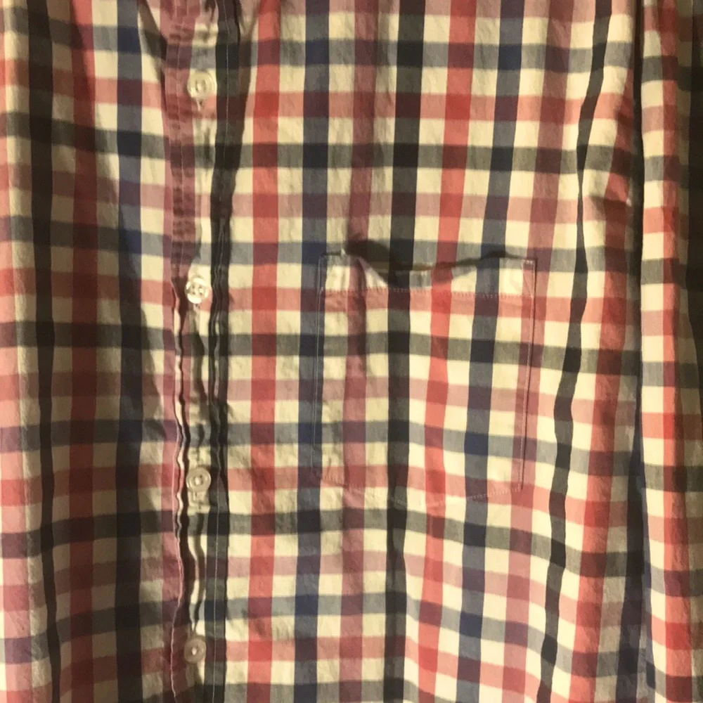 J.Crew oxford button down long shirt size xl   pocket flex washed classic preppy